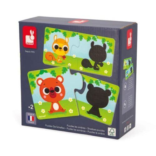 PUZZLE LOS ANIMALES Y SU SOMBRA
