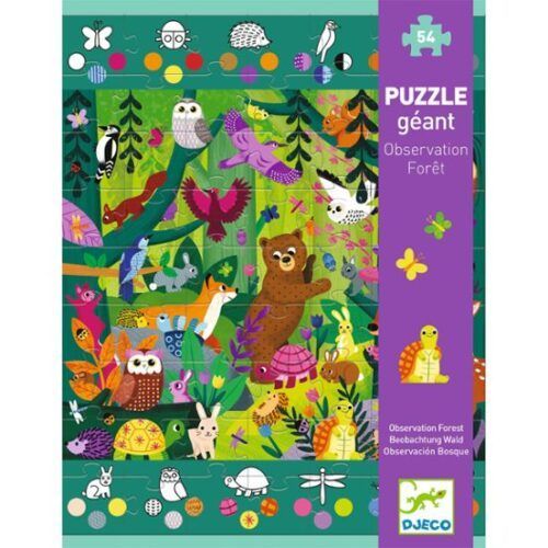PUZZLE GIGANTE OBSERVACIÓN BOSQUE