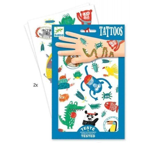TATUAJES HOCICOS SET 2 HOJAS