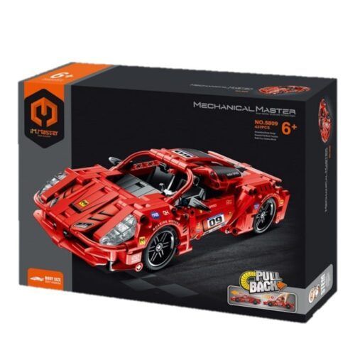COCHE DE CARRERAS ROJO 437 PZAS IMMASTER