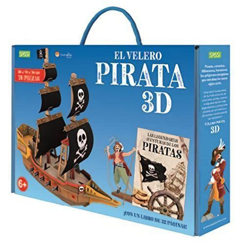 EL VELERO PIRATA EN 3D