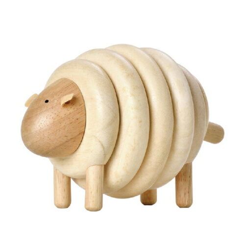 OVEJA ENCAJABLE DE MADERA