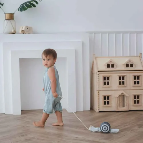 CARACOL BLANCO Y NEGRO DE PASEO PLANTOYS