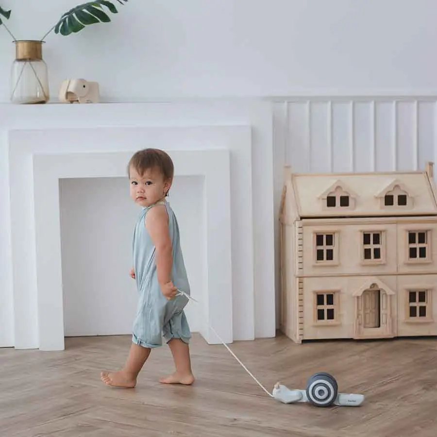 CARACOL BLANCO Y NEGRO DE PASEO PLANTOYS