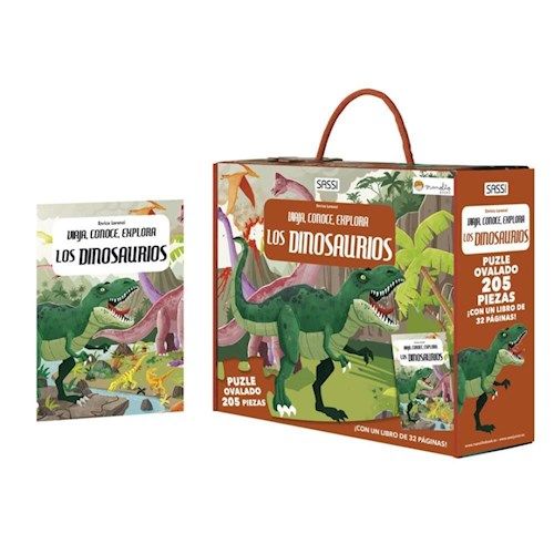 PUZZLE LOS DINOSAURIOS. VIAJA, CONOCE, EXPLORA