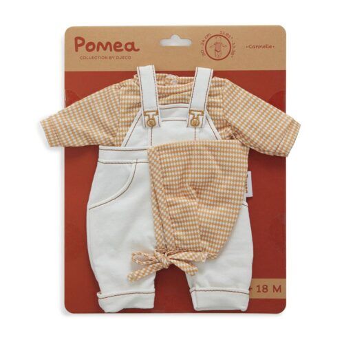 CONJUNTO PETO BLANCO CON CAMISA Y GORRO A ROMBOS