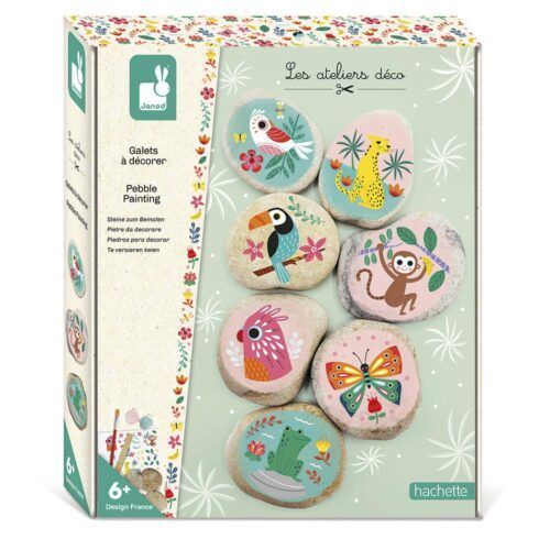 SET 7 PIEDRAS PARA DECORAR Y PINTAR