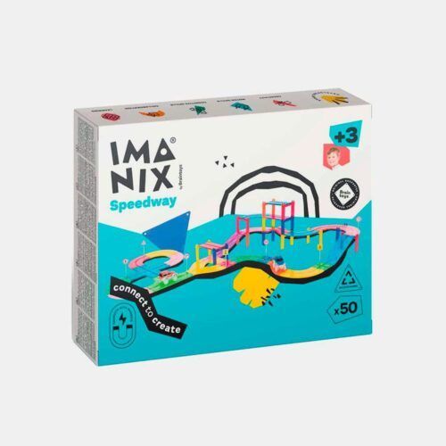 IMANIX 50 PIEZAS CONSTRUCCIÓN MAGNÉTICA SPEEDWAY