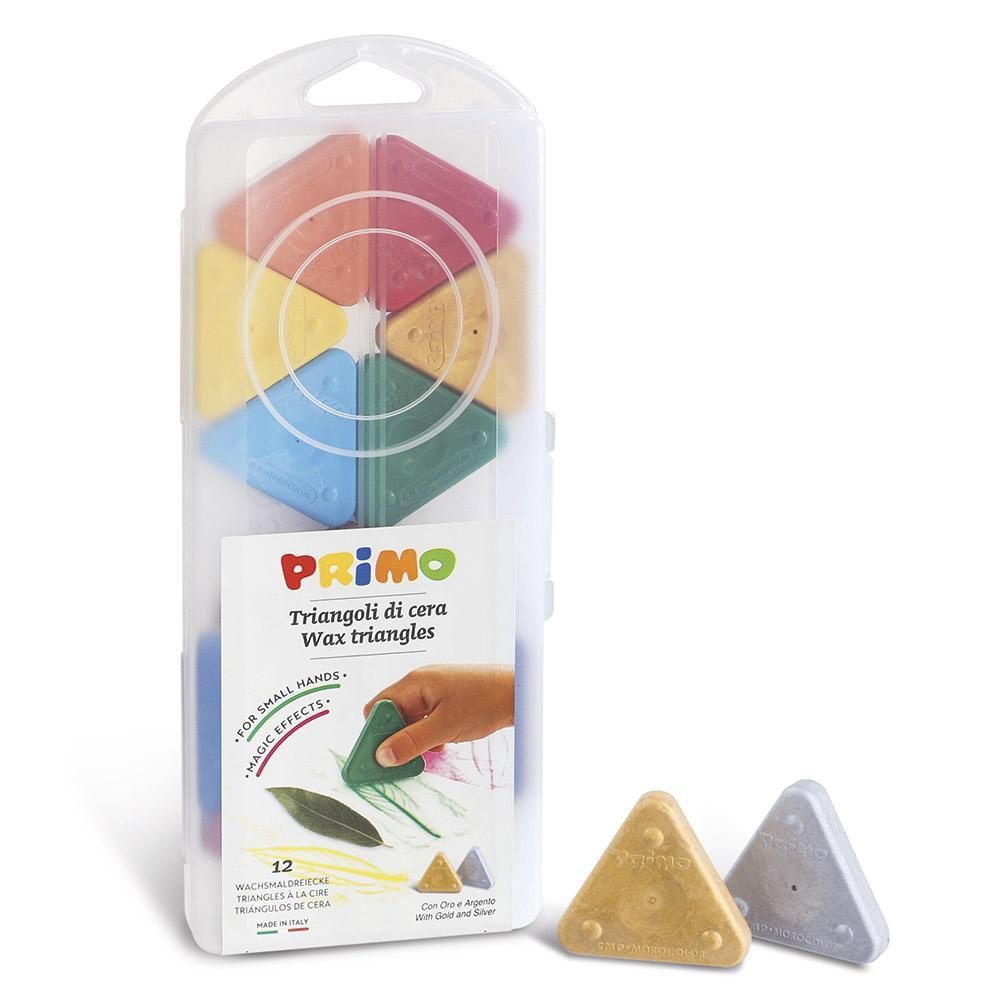 TRIÁNGULOS CERA PRIMO SET 12