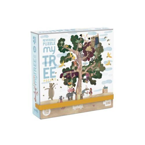 PUZZLE LONDJI 100 PIEZAS MY TREE POCKET REVERSIBLE