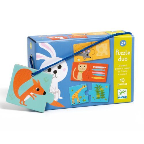 DJECO PUZZLE DÚO A COMER