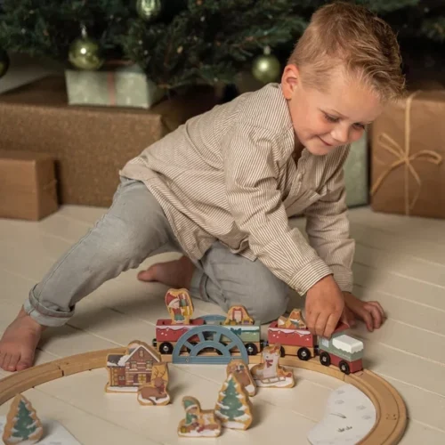 TREN DE MADERA NAVIDEÑO LITTLE DUTCH