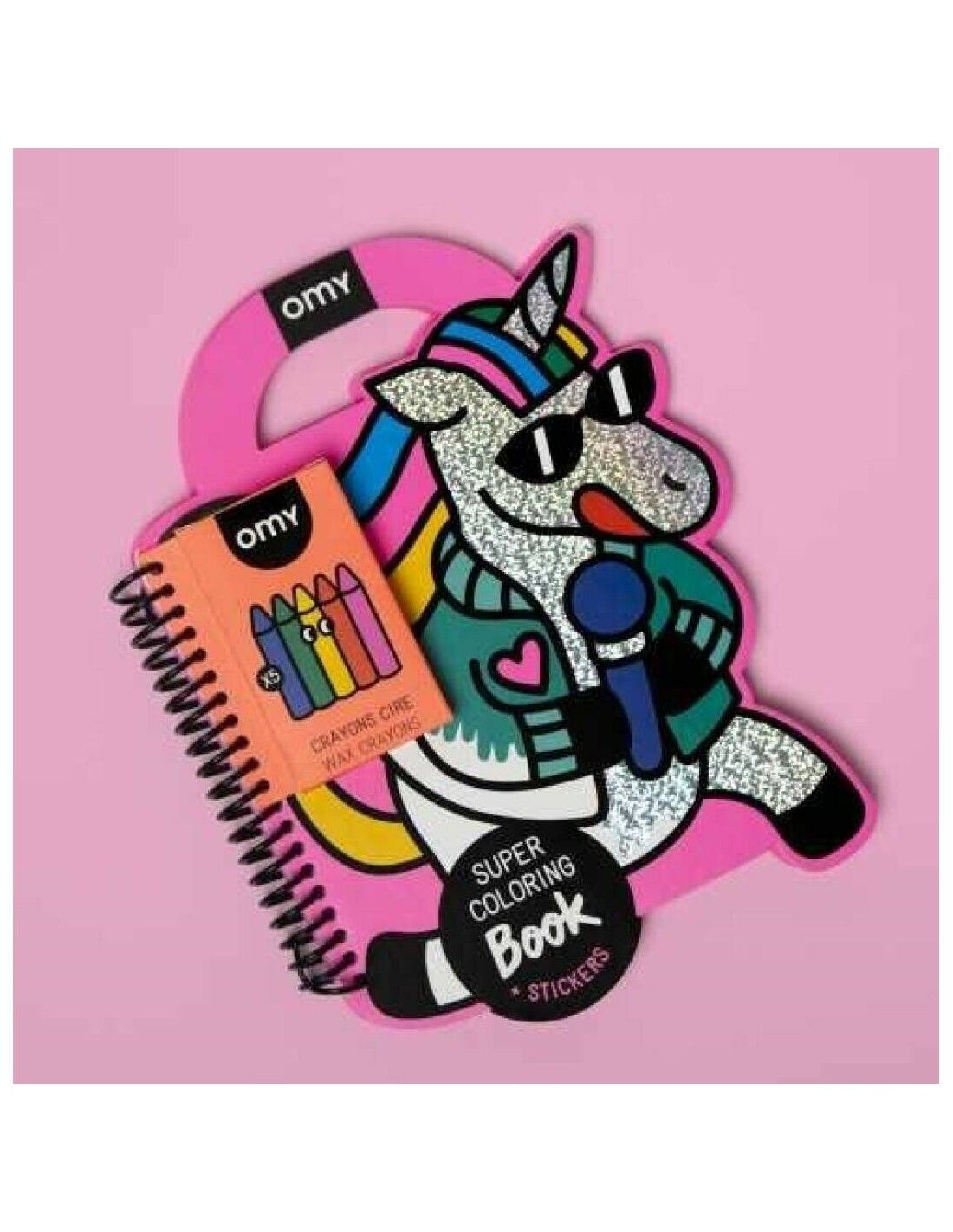 LIBRO PARA COLOREAR CON PEGATINAS LILY EL UNICORNIO