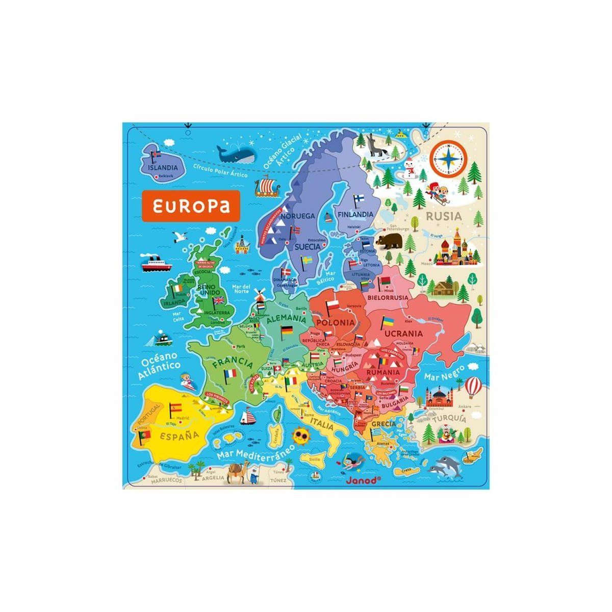 MAPA MAGNÉTICO EUROPA
