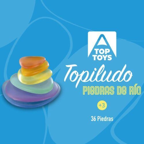 CONJUNTO 36 PIEDRAS TRASLÚCIDAS 6 COLORES,