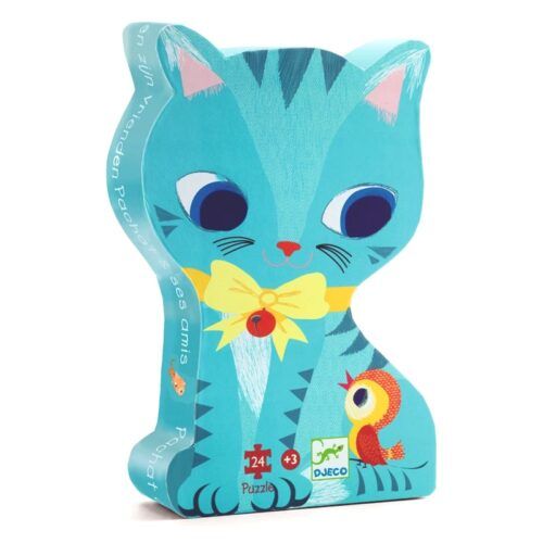 PUZZLE SILUETA GATO PACHAT Y AMIGOS
