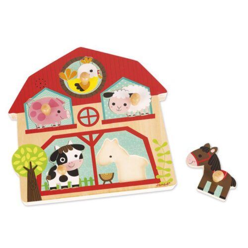 PUZZLE ENCAJABLE MUSICAL 'MIS AMIGOS LOS ANIMALES DE LA GRANJA'