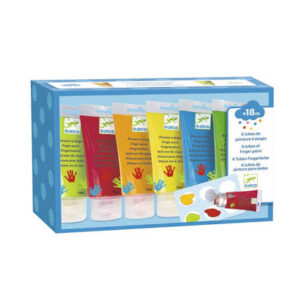 COLORES PINTURAS DE DEDO 6 TUBOS