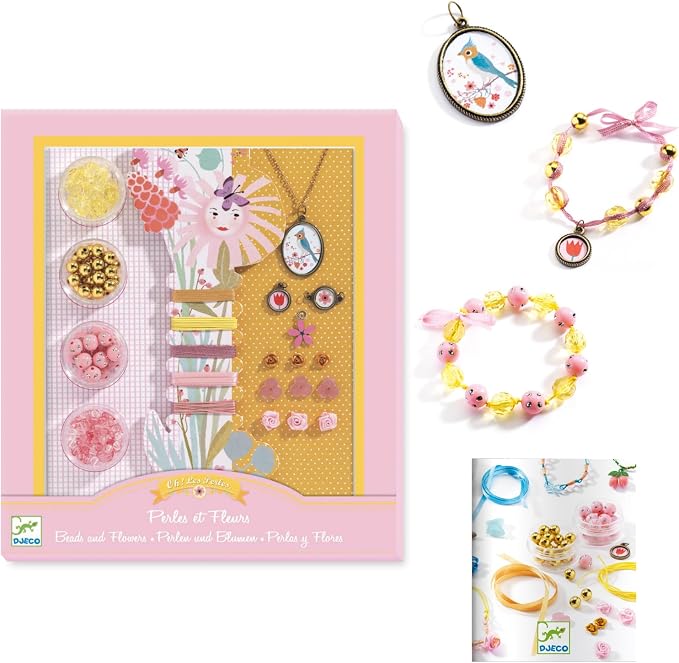 MANUALIDADES PERLAS Y FLORES