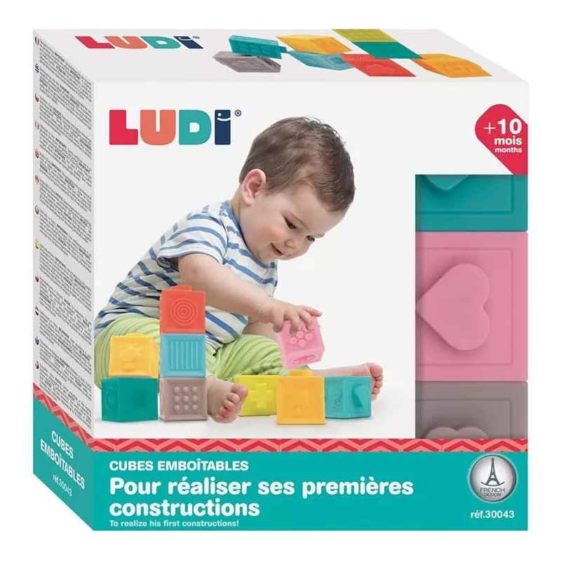 Juego apilable de cubos