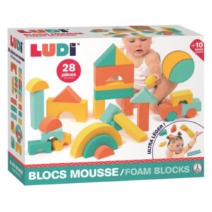 CONJUNTO CONSTRUCCIÓN ESPUMA LUDI