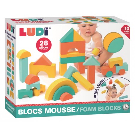 CONJUNTO CONSTRUCCIÓN ESPUMA LUDI