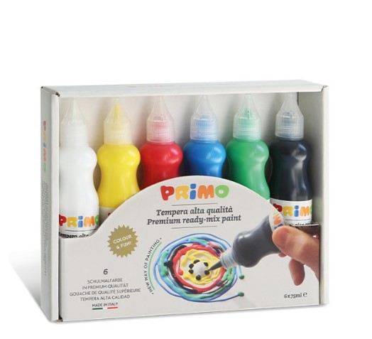 Pack 6 colores 75 ml Primo