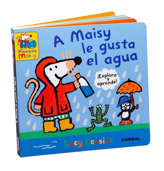 A maisy le gusta el agua