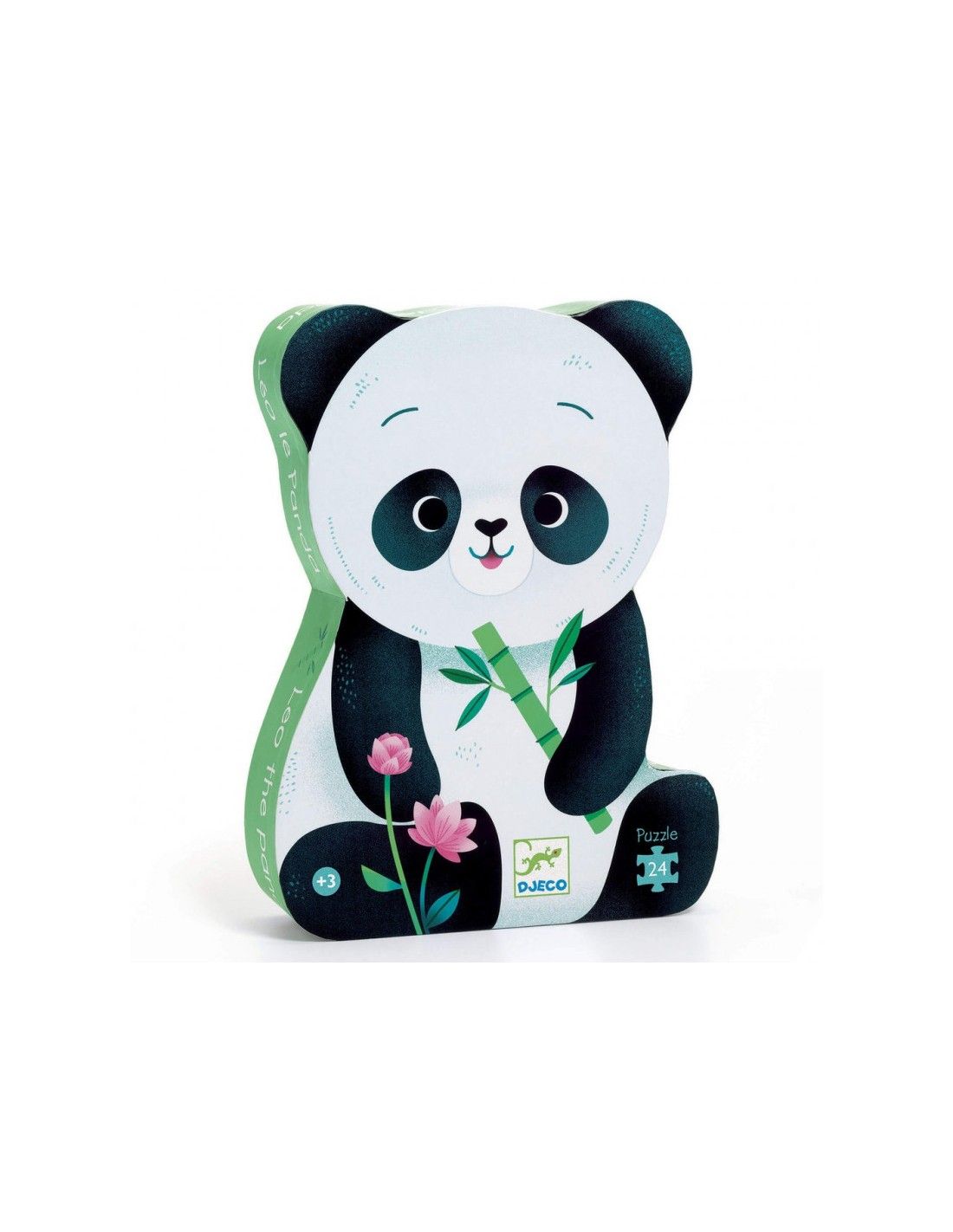 Puzzle silueta panda
